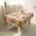 GIANTEX viento nacional bohemio decorativa de tela de algodón de lino mantel de encaje mesa de comedor cocina decoración U0997 ali-80971575